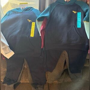 Kids Headquarters 4 Piece Dinosaur Sweat Set NWT 5T